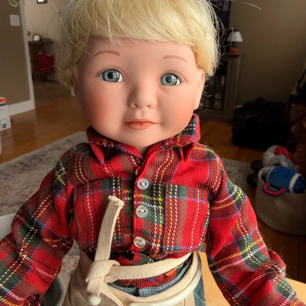 Tools Make The Man Porcelain Doll